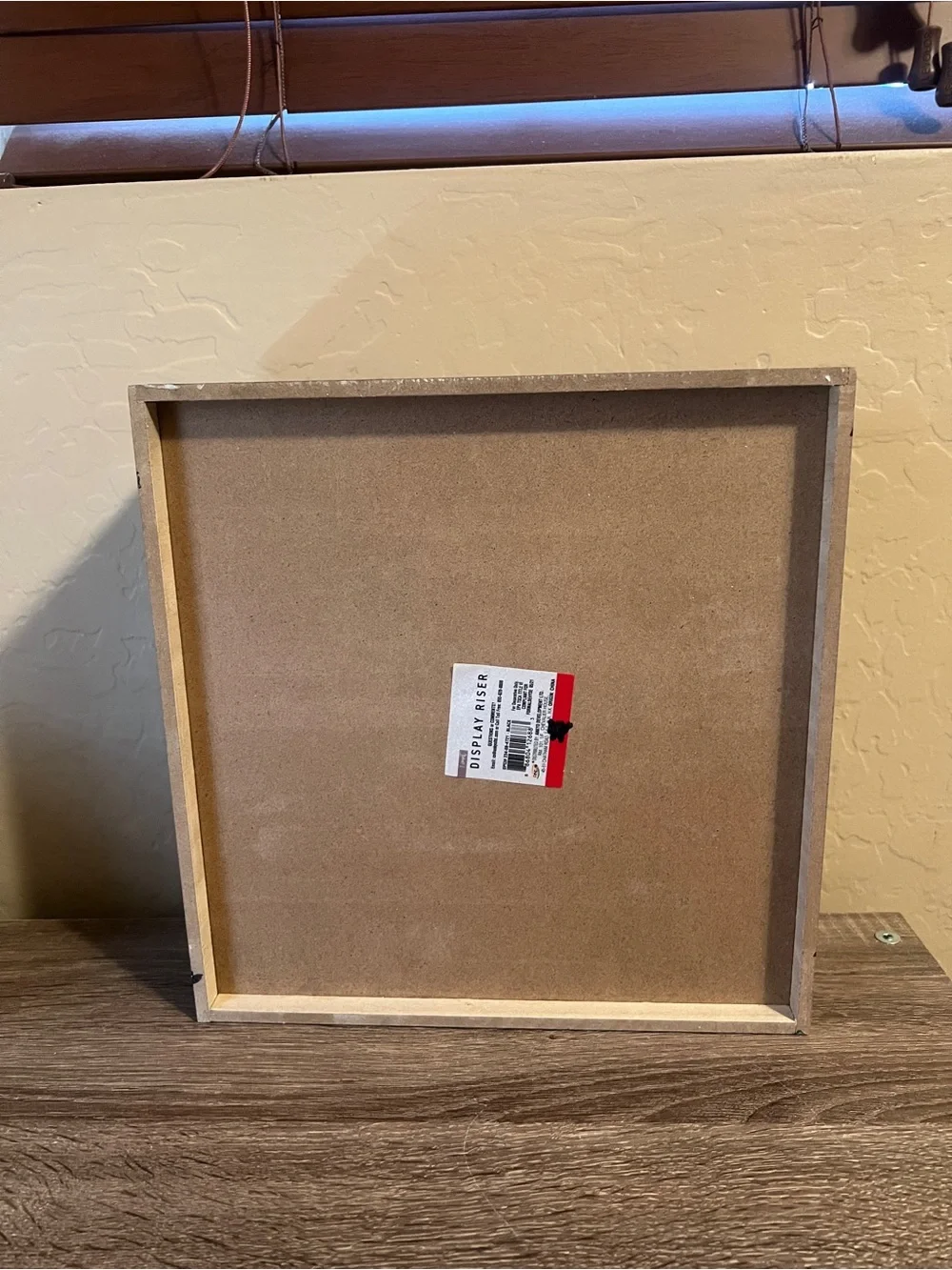 Target Bullseye Three Step Riser Display Accent Black Wood NWT